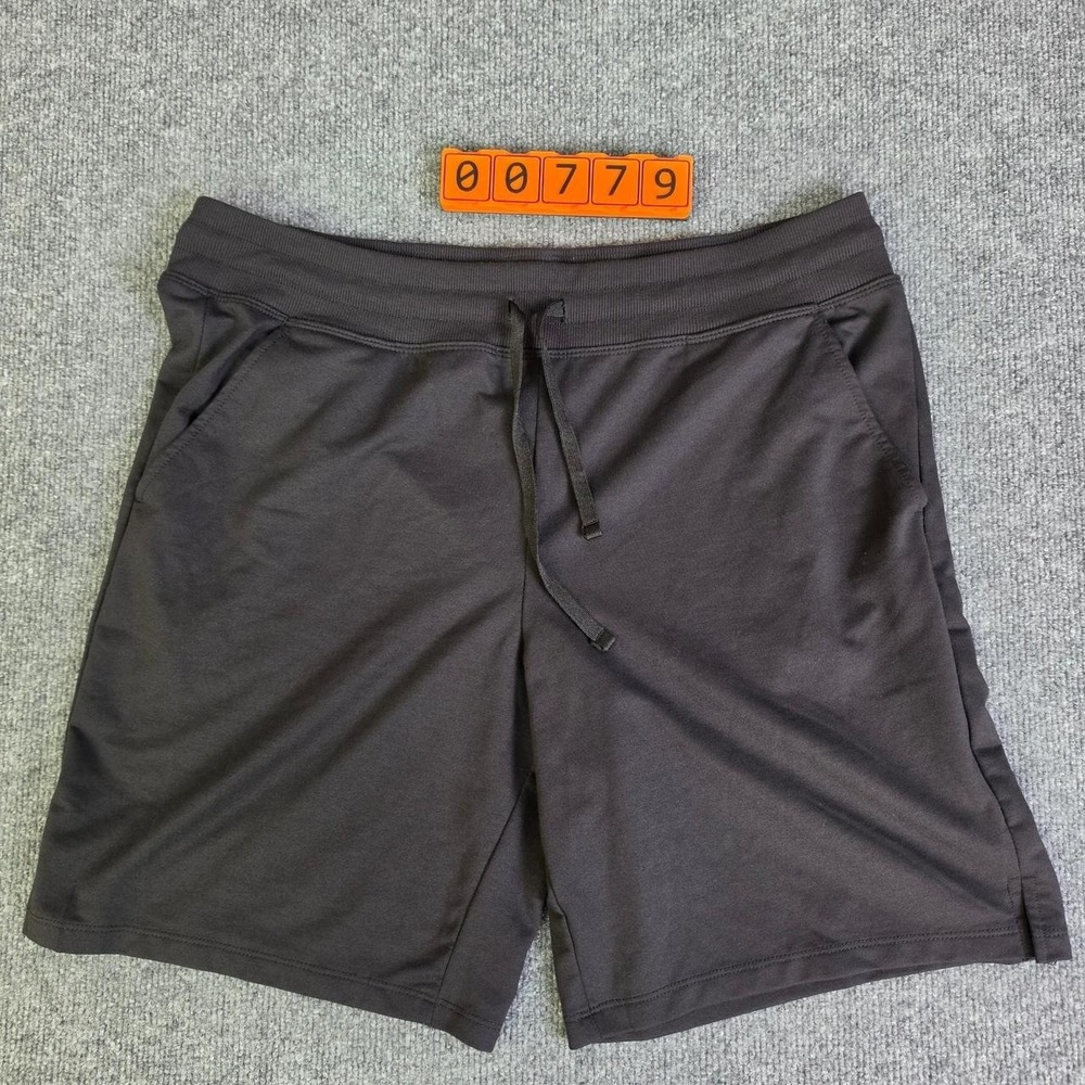 Black athletic shorts with drawstring waist Size L